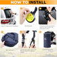 Portable Changing Tent, Easy Set-up Shower Tent for SUV with Suction Cups and Buckles, Instant Privacy Dressing Room with Carry Bag for Camping, Shower, Beach and Toilet Stall
