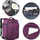 MATEIN Carry on Backpack for Women, 27L Flight Approved Backpack for Teacher Nurse, Fashion Expandable Airline Daypack for Plane, Lightweight Hiking Weekend Back Pack, Traveler Gifts, Purple