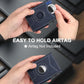 Airtag Wallet for Men, Minimalist Slim Mens Wallet Smart Pop Up Credit Card Holder for 9-13 Cards, RFID Blocking Wallet with ID Window & Cash Slot, Compact Bifold Metal Aluminum Card Case