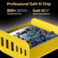 USB C Charger Block, 65W USBC Wall Charging Blocks 6-Port PD & QC Power Adapter Multiport Type C Fast Chargers Plug Cube Brick for iPhone 16/15/14/13/12/Pro Max,iPad Pro,Samsung Galaxy S25 Yellow