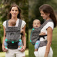 GROWNSY Baby Carrier Newborn to Toddler, Ergonomic Baby Toddler Carrier Wraps with Head Support, Easy to Wear, Infant Carrier Baby Gift, Travel and Hiking Friendly, for 7 to 44 lb (Flow-Stripe)