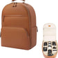 Camera Backpack Classic PU Leather for DSLR, Professional Camera Bag for Photographers with 15 Inch Laptop Compartment Large 20L