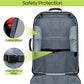 Padded Car Seat Travel Bag for Airplane, Heavy Duty Backpack for Air Travel, Water-Resistant Carrier with Shoulder Strap, Fits Most Car Seats (Grey)