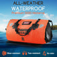 Waterproof Duffel Bag - Motorcycle Dry Bag Tail Bag with Large Storage Space, Waterproof Luggage Duffle Bags with Outer Mesh Zipper Pocket for Camping, Kayaking, Fishing & Traveling - Roamly