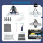 Camping Shower Tent Deluxe Changing Room Easy Set Up Privacy Shelter,Large Toilet Tent with Floor Drain Design for Beach, Camping,Hiking with Stakes and Ropes for Stability