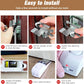 Door Stop Alarm and Adjustable Portable Door Lock Provide Double Security for Home, Hotel and Traveling (1 Door Lock + 2 Door Stop)