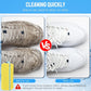 Shoe Cleaning Bag,Shoe Washing Bag For Washing Machine,Laundry Bag For Shoes,Fluffy Fibers 360° Wrap-Around Cleaning Reusable Washer Shoe Bag Ensure Deep Cleaning of The Shoes(Brown 2 pcs)