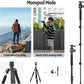 Fotopro 78" Camera Tripod, Aluminum Compact Travel Tripod and Monopod with 360° Ball Head Quick Release Plate, Professional Camera Tripod for DSLR, Load up 17.63lbs