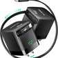 65W Retractable Wall Charger, PD Fast USB C Charger Block with Retractable Type C Cable, Travel Fast Charging Adapter with Foldable Plug for iPhone 16/15, MacBook Pro, iPad, Galaxy, and More