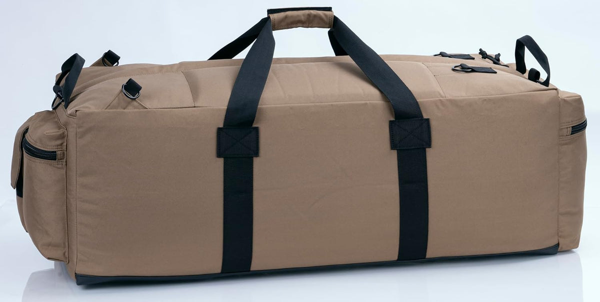 Large Military Duffle Bag Tactical Gear Load Out Bag Deployment Cargo Bag Travel Sports Equipment Duffel Luggage Bag with Backpack Straps 90L - Roamly