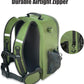 Buffalo Gear 26L Waterproof Fishing Tackle Backpack with Rod Holder, Fly Fishing Gear Storage Bag for Outdoor Angling
