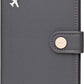 ZOPPEN Passport Holder Women, Passport Cover Travel Wallet Rfid Blocking Passport Wallet Cover Case Travel Essentials Document Organizer, Dark Grey