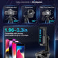 74"-Camera-Tripod, Navy Blue Professional Aluminum Heavy Duty Tripod Stand for Mirrorless Camera/DSLR/Cell Phone/Camcorder, with Holder and Travel Bag