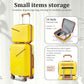 4 Piece Expandable Hardshell Pink Luggage Sets with Spinner Wheels, Lightweight Travel Suitcase Set with TSA Locks, 20 inch Carry On for Women (Yellow, 4 Piece Set)