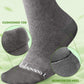 Bamboo Viscose Compression Socks for Women Men 2 Pairs 15-20mmHg Knee High Compression Socks Travel Nurse