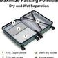 KYME Green Carry On Luggage 22x14x9 Airline Approved Expandable 20 Inch Hardshell Carry On Suitcase with Wheels TSA Lock Small Travel Rolling Luggage with Cup Holder for Men Women