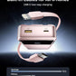 Portable Charger Power Bank - 30000mAh 65W Laptop Travel Essentials Battery Pack USB C Built in Cable Phone Fast Charging Compatible with iPhone 16 15 14 13 iPad MacBook Samsung Google (Pink)