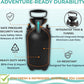 Pressurized Camping Shower (8L/2.1 Gal) – Portable Beach Shower for Surfing, Camping & Van Life – Outdoor Rinse Kit with Hand Pump & 10 Spray Modes – Portable Water Sprayer Pets & Gear | AVANTI CAMP