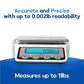 Penn Scale PS-10 Digital Kitchen Portion Scale - 11lb Electric Kitchen Scale with 0.002lb Readability - Removable Platter & LCD Display - Lb, Oz, G Unit Conversion (AC & Battery Powered)