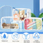 12 Pieces Clear Makeup Bags Bulk, TSA Approved Toiletry Bag for Travel, PVC Waterproof Cosmetic Bag with Zipper, Transparent Pouches Organizer Storage for Men and Women (White, Large)