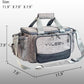 YVLEEN Fishing Tackle Box Bag - Outdoor Large Fishing Tackle Storage Bag - 100% Water-Resistant Polyester Material - Fishing Tackle Bags - Suitable for 3600 Tackle Box