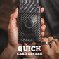 DUGRAFT Pop Up Wallet with AirTag Holder, RFID Blocking Air Tag Wallet with Money Clip Smart Credit Card Holder Wallet for Men(AirTag Not Included)