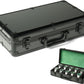 10 slots Watch organizer Case, Aluminum watch storage box, hard watch travel box, padded case for watch display and organization