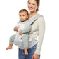 Ergobaby Alta Hip Seat All-Position Breathable Mesh Hip Seat & Carrier, Pearl Grey