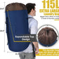 Laundry Bag Backpack Extra Large, 115L Laundry Backpack with Padded Shoulder Strap, Sturdy Travel Laundry Bags, Hanging Laundry Bag for College Dorm, Apartment, Clothes Hamper Bag for Laundromat