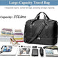 Travel Duffel Bag for Women, Carry-on Overnight Weekender Bags with Wet Pocket, For Spirit Airlines 18x14x8 Personal Item Bag,Small,Black