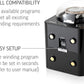 Watch Winder for Automatic Watch with Vertical Rotor Stop (with AC Adapter)