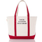 CB STATION Medium Classic Canvas Tote Bag for Women, Top Zipper Closure, Outer Pocket, Daily Essentials, Groceries, Traveling