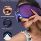 LC-dolida Sleep Headphones, Sleep Mask Bluetooth Wireless Music Eye Mask, Sleeping Headphones for Side Sleepers Sleep Mask with Bluetooth Headphones Ultra-Thin Stereo Speakers Perfect for Sleeping