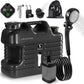 Digury Portable Camping Shower with 5 Gallon Water Jug, 6000mAh Rechargeable Outdoor Camping Shower Kit, IPX7 Waterproof Pump BPA Free Water Containers Camp Essentials