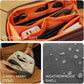 Peak Design Small Tech Pouch, Eclipse, Electronics Organizer for Travel or Everyday Carry, Origami-Style Storage, Cable Pass-Through, Weatherproof Recycled Nylon, Gear Carry Bag for Men and Women