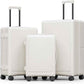 Joyway Luggage Sets 3 Piece with Spinner Wheels, Carry On Luggage 20In with ABS+PC Hardshell, Lightweight Suitcase Set with TSA Lock and Pressure-resistant Frame, 20/24/28 Inch, White