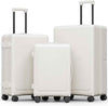 Joyway Luggage Sets 3 Piece with Spinner Wheels, Carry On Luggage 20In with ABS+PC Hardshell, Lightweight Suitcase Set with TSA Lock and Pressure-resistant Frame, 20/24/28 Inch, White