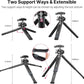 Portable Desktop Mini Tripod PICTRON MT-24 Compact Camera Tripod Aluminum Alloy with 360° Ball Head,1/4 inches Quick Release Plate for DSLR Camera Video Camcorder, Load up to 11lbs/5kg