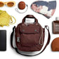 Bellroy Cinch Bucket Bag (compact 9 liter lightweight crossbody bag with external organization, internal zip pocket, adjustable shoulder strap, and adapts to be carried three ways) - Burgundy