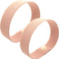 AcuBalance Motion Sickness Bracelets – Comfortable Waterproof Acupressure Band for Natural Nausea Relief, Ideal for Travel (Pair), Pink (Large 8")