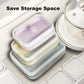 Large Collapsible Food Containers with Lids for Camping & Travel | Leak-Proof Silicone Storage Bowls,2000ml/1200ml/800ml, Dishwasher, Microwave Freezer Safe - Set of 3