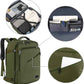 MATEIN Mens Backpack for Travel, Extra Large Expandable Carry on Backpack with Hideaway Shoulder Straps for Travelling, Water Resistant Heavy Duty Daypack, Gifts for Men Women, Dark Green