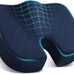 TushGuard Seat Cushion - for Office Chair, Car Seat, Airplane, Bleacher - Sciatica & Coccyx Pain Relief Desk Chair Cushion for Long Sitting Office Workers, Car Drivers(Blue, XX-Large)