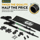 100% Carbon Fiber Trekking Poles by USA Brand - Ultra Strong Lightweight Collapsible Hiking Poles with Cork and EVA Foam Grips & Quick Adjustable Flip Locks