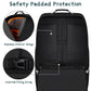 Car Seat Travel Bag,Padded Car Seats Backpack with Steel Cable Handle and Reflective Stripes, Large Durable Carseat Carrier Bag,Airport Gate Check Bag,Infant Seat Travel Bag with Shoulder Strap,Black