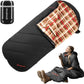KingCamp Sleeping Bag for Adults, Cold Weather & Warm Extra Wide Big & Tall XL Portable Waterproof Flannel Sleeping Bags, Essentials Gear Accessories for Camping Backpacking Hiking Indoor & Outdoor
