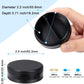 Pill Box 2 Compartment Pill Case - Portable Metal Travel Pill Container for Pocket or Purse, Waterproof Pill Organizer Holder for Medicine Vitamin Fish Oil and Supplements