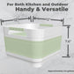 Wash Basin for Baby Bottles, Versatile Wash Tub for Kitchen, RV, Outdoor Camping Sink, Sturdy Bottle Tub Easy to Clean (Green)