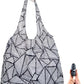 Nanobag Ultra-Lightweight Heavy Duty Foldable Tote for Women & Men, Reusable Grocery & Travel Bag, Packable Collapsible Compact Market Essential (XL Sketch)