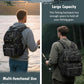 HAMBOLY Fishing Backpack with Tackle Boxes, 50L Fishing Tackle Bag with Cooler & Rod Holders, Waterproof Tackle Bag for Men